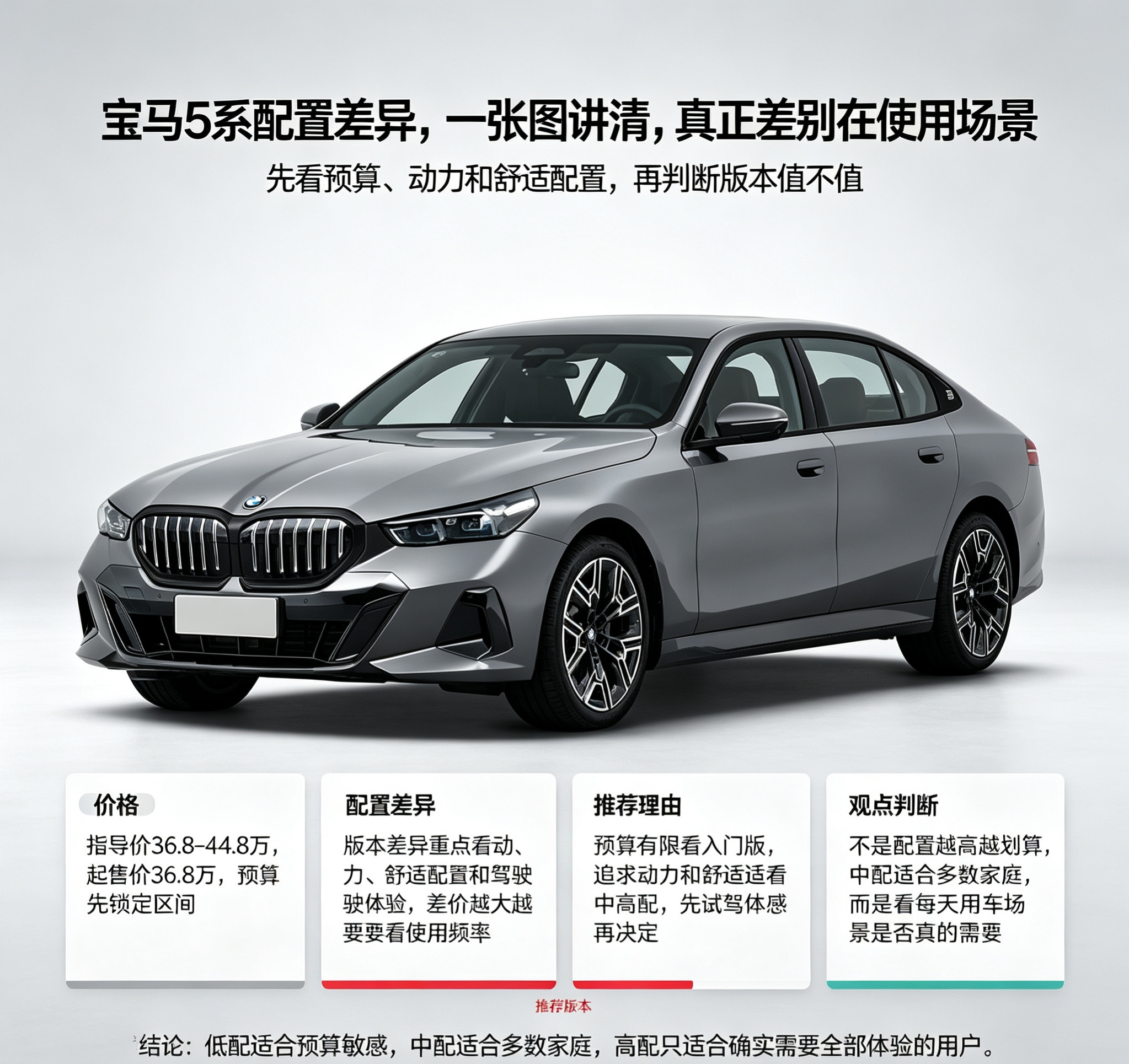 宝马5系版本别乱选