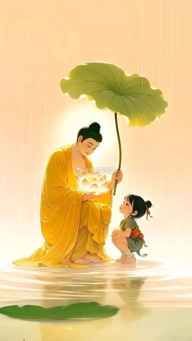你会拥有好运和财运的，你永远不会孤单。无数佛和菩萨始终陪伴着你，时刻环绕着你。他