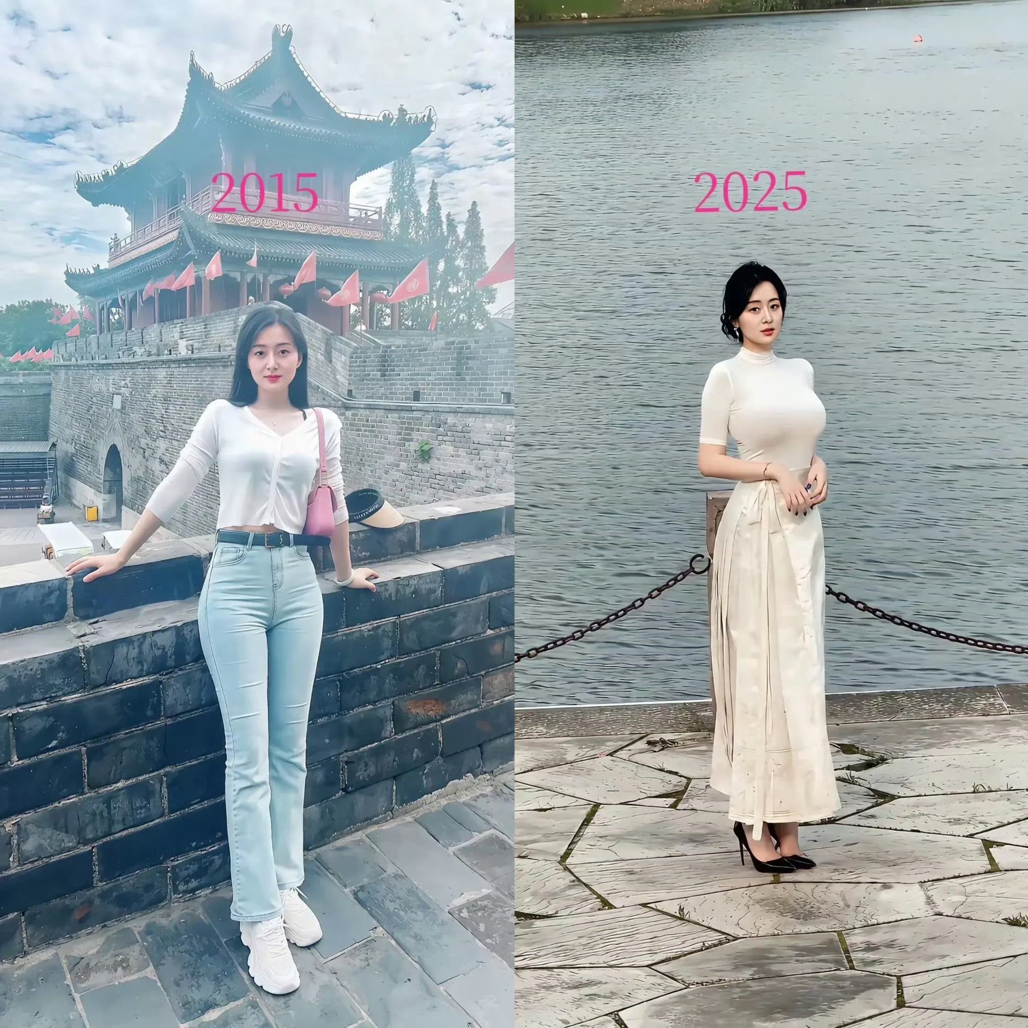 十年前后的对比