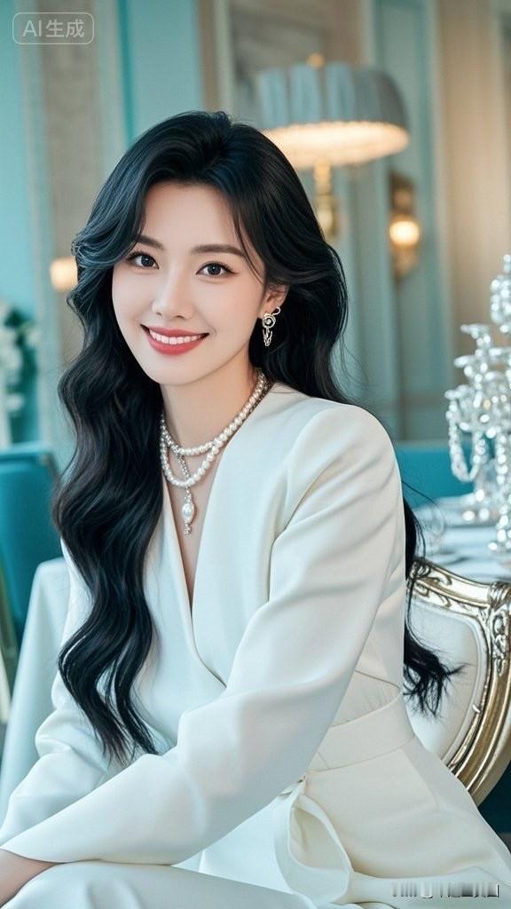 优雅蓝调，自信红唇，职场女神范儿十足！💄👠✨