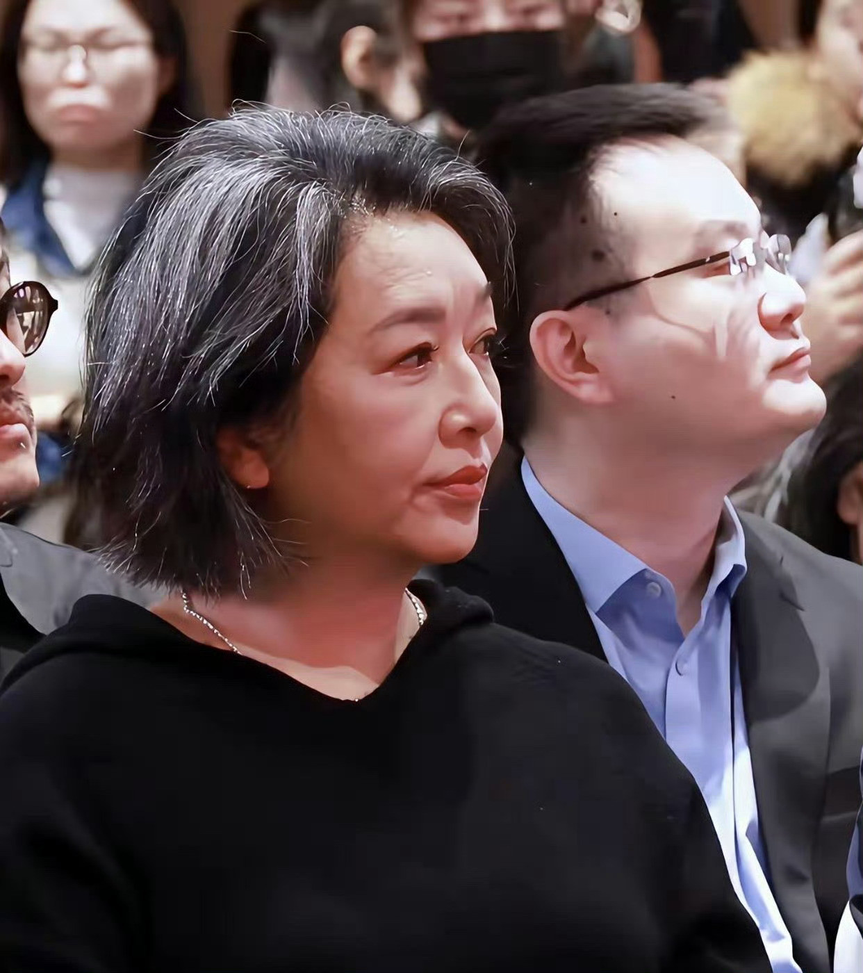 江珊选择了优雅的老去，内娱明星很难得有这样的心态。