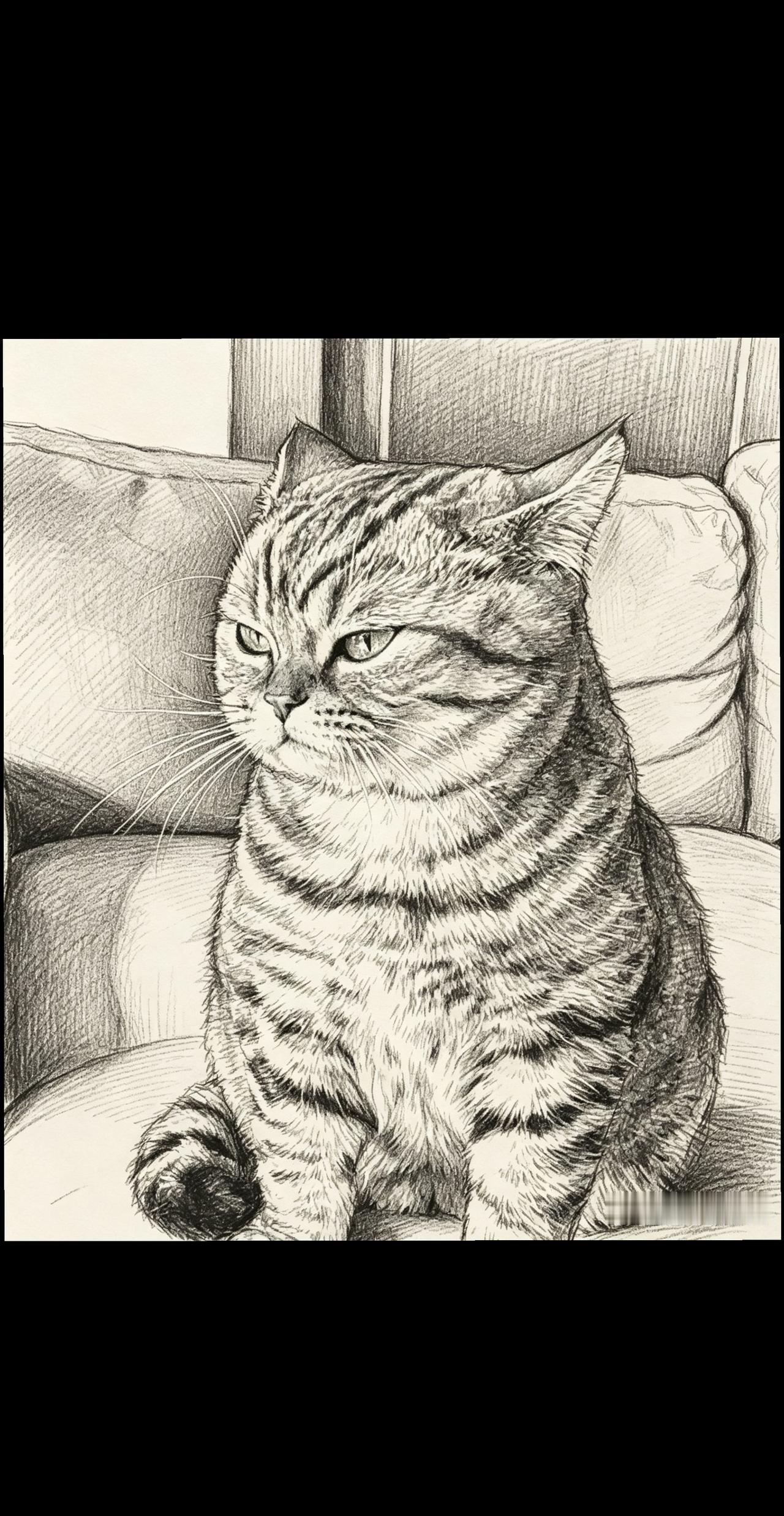 我家狸花猫一大早就在阳台上抓了只麻雀，我赶紧控制住它，并把麻雀放生结果它就生气了