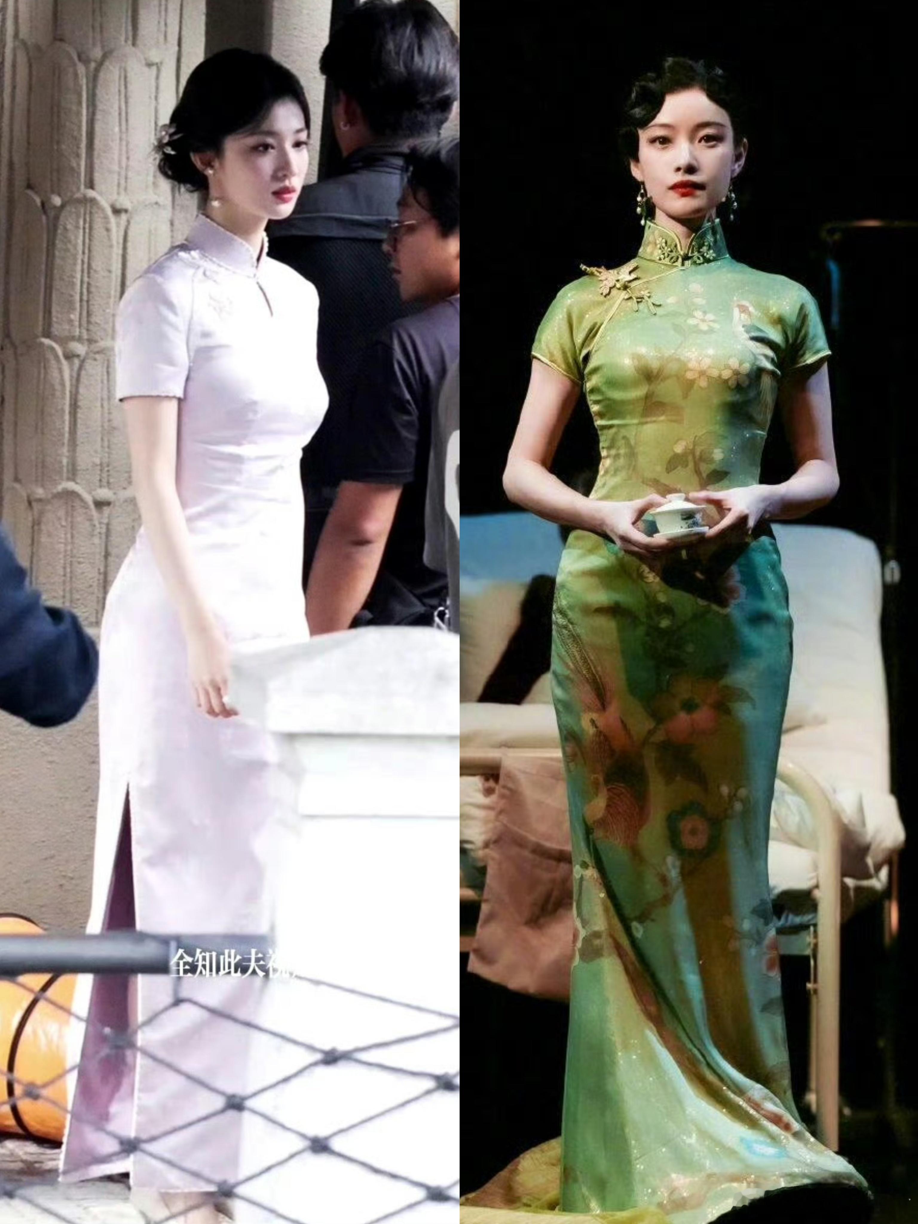 女明星穿旗袍最好看的王楚然、倪妮​​​