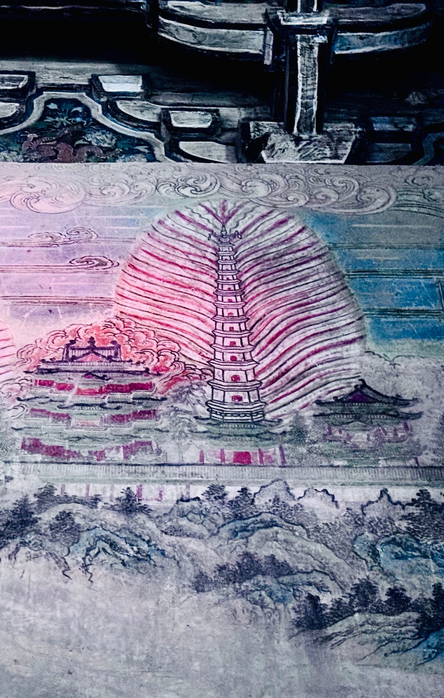 电、磁、气，频率震动的世界，古人绘制的“塔能量场”，好神奇。山海经