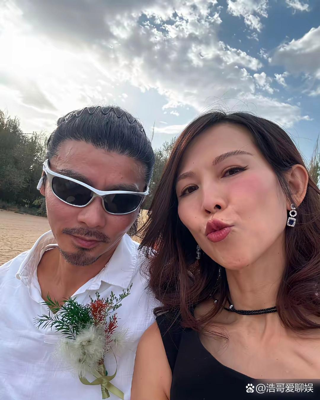 蔡少芬一条微博，把娱乐圈那点塑料情撕了个干净。9月17日，白举纲在敦煌大漠补办婚礼。张晋蔡少芬专程飞