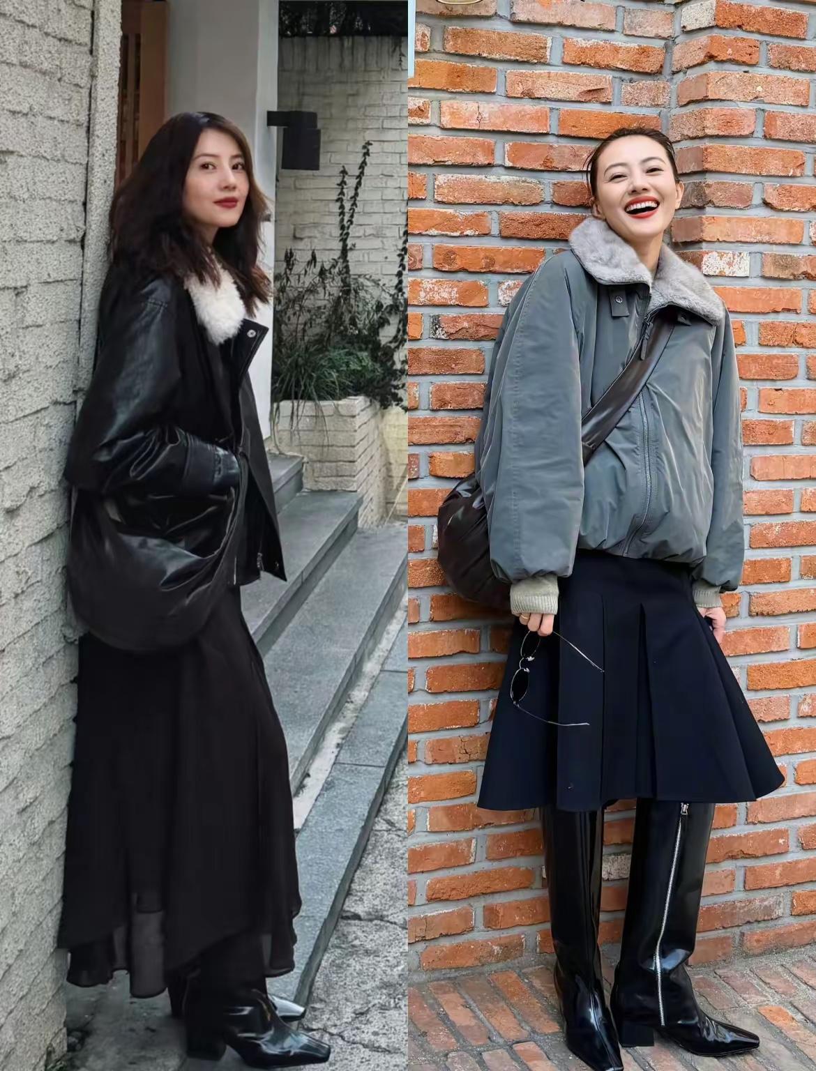 逛街发现商场里又铺满了毛毛领冬装。尤其是皮毛一体款，都说它是“十年前的单品回潮”