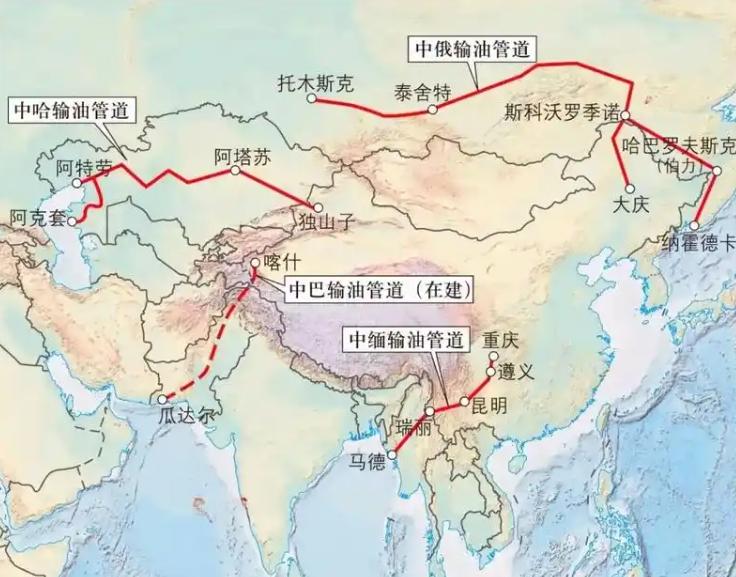 中哈原油管道继续转运俄油到中国！中哈原油管道不仅将哈萨克斯坦的石油，源源不断