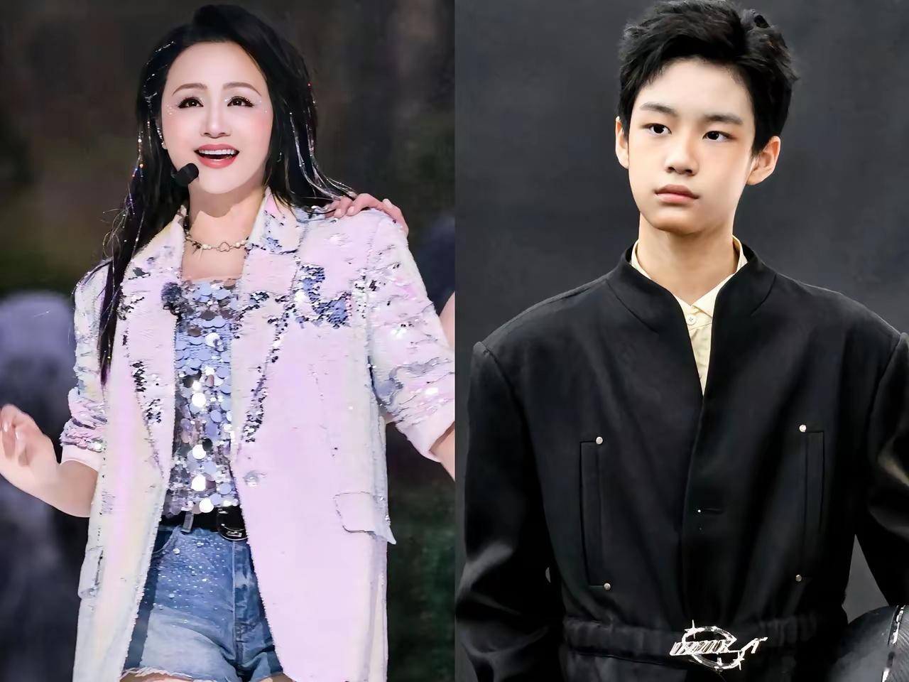 曹颖这个人你说她很低调吧，儿子进娱乐圈拍戏她又没藏着掖着；你说她心疼儿子吧，她却