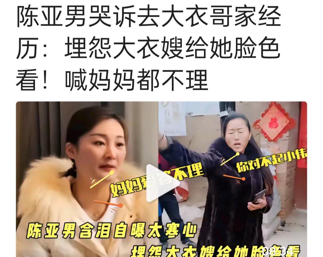 门开了条缝。光漏出来。陈亚楠就站在那道缝前。哭腔是挤出来的，透过手机话筒，