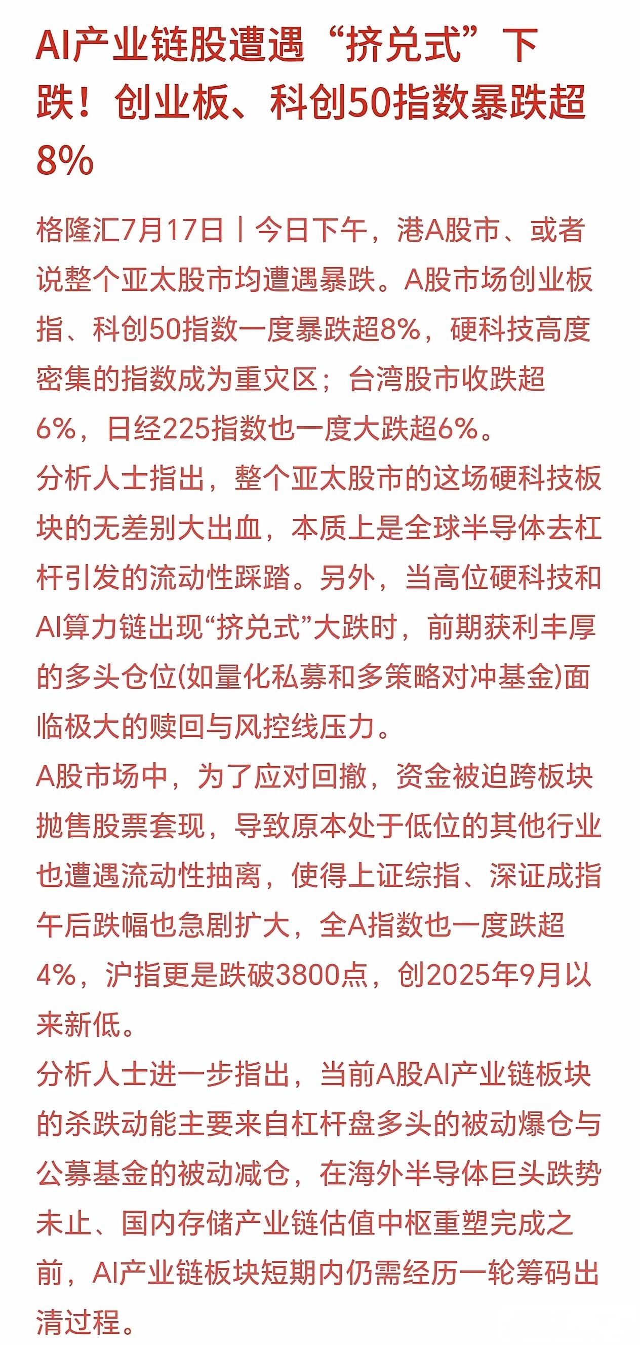 科技杠杆的黄昏：一场由流动性枯竭引发的“死亡螺旋”全复盘“杠杆是一把双刃剑，