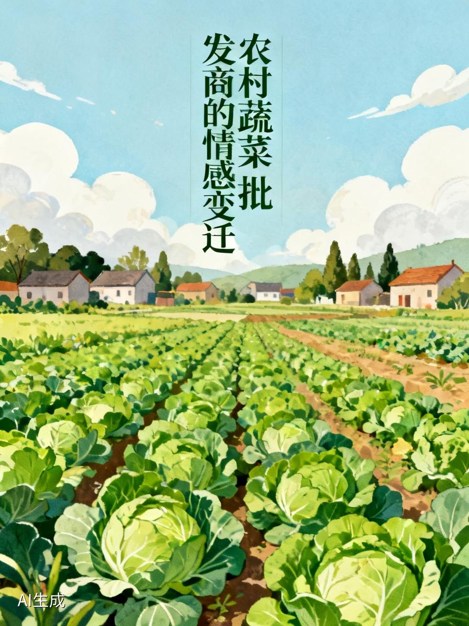 我一个远房亲戚，今年48岁，在农村做蔬菜批发，种了300多亩地，一年能挣20多万