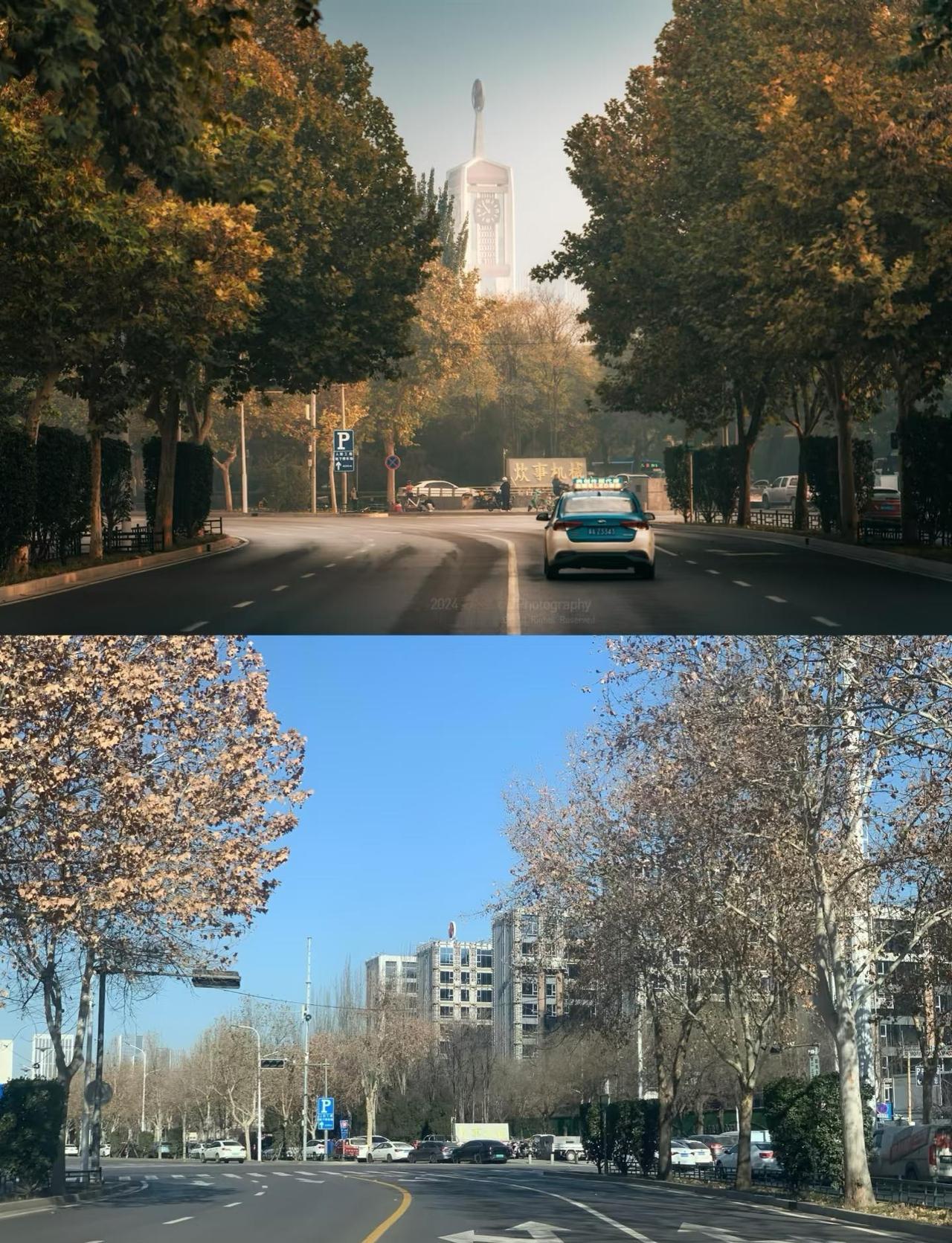 奋进中的石家庄时隔两年故地重游物是人非两年前来这里，这片小景还是别有风味