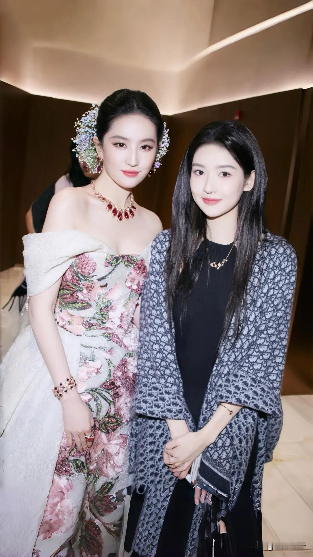 这两位美女是谁？一时半会想不起来了！