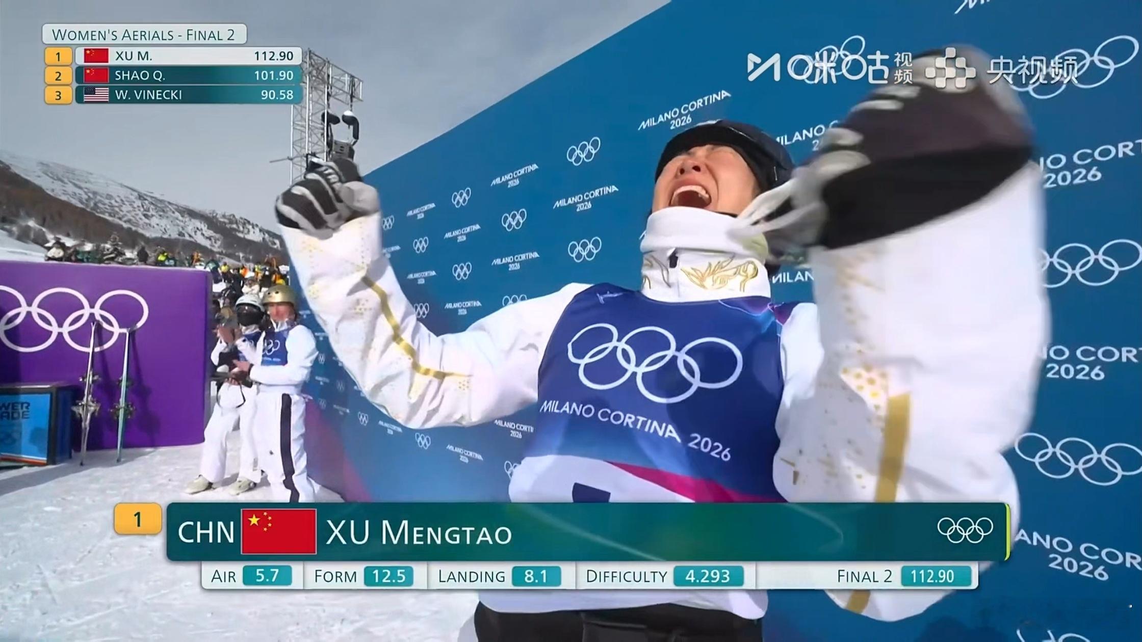 这个项目卫冕可太难了，而且徐梦桃即将36岁了，难以言表的了不起！！🇨🇳徐梦