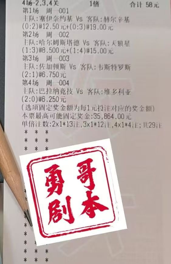 勇哥实锤，供参考…
