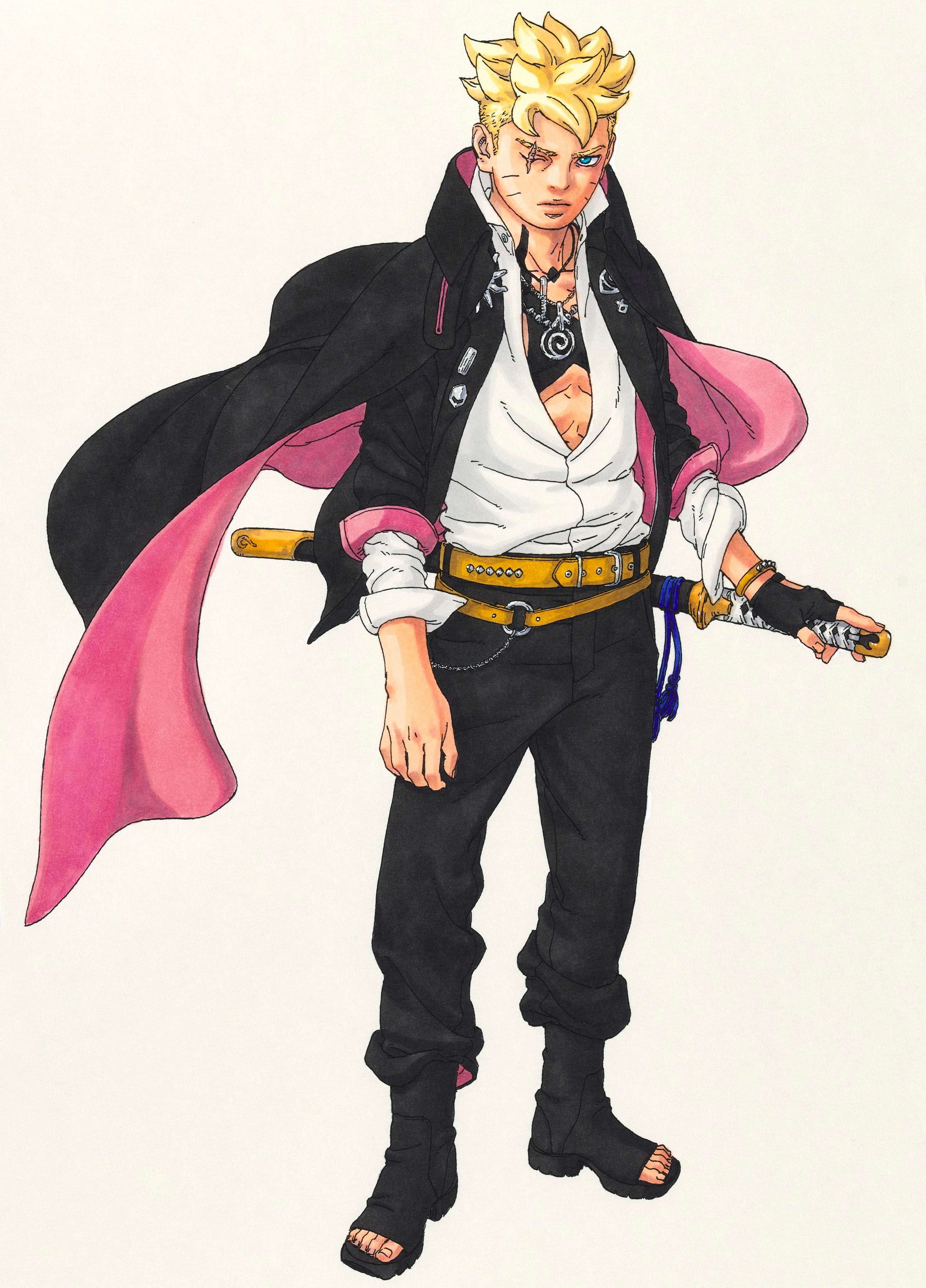 《博人传》连载10周年纪念企划第一弹！特大号博人手办首次公开！（见图1）图2是池