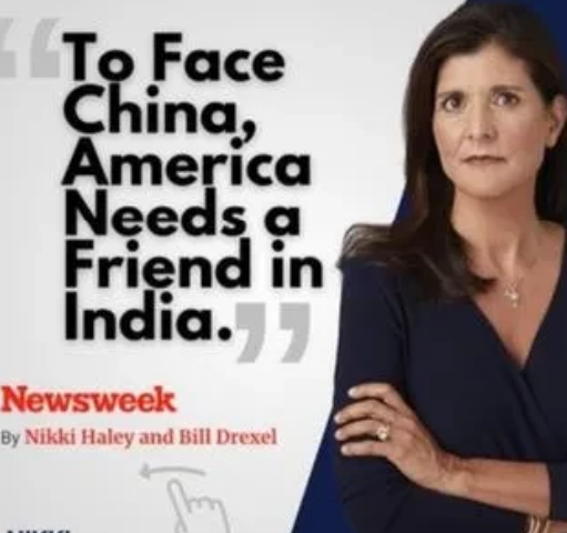 美议员喊话，为了对抗中国，需重建美印关系！8月20日，印度裔美国议员尼基·黑