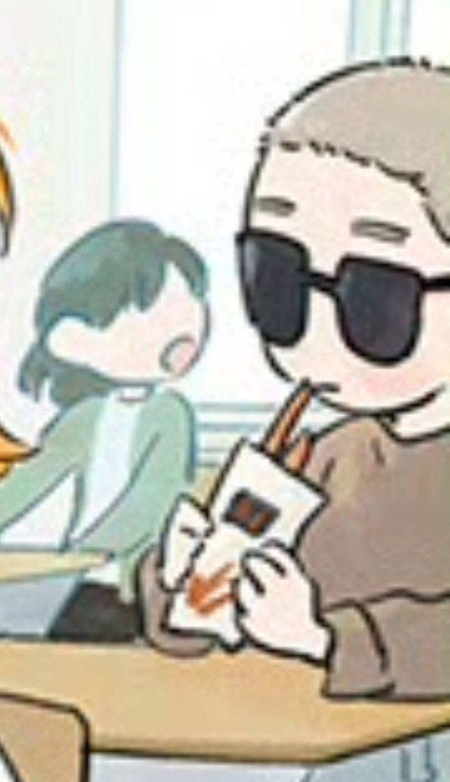 捡了东西的狼角落里的好大儿，只有对食物的渴望二次元漫画cr：麻尾