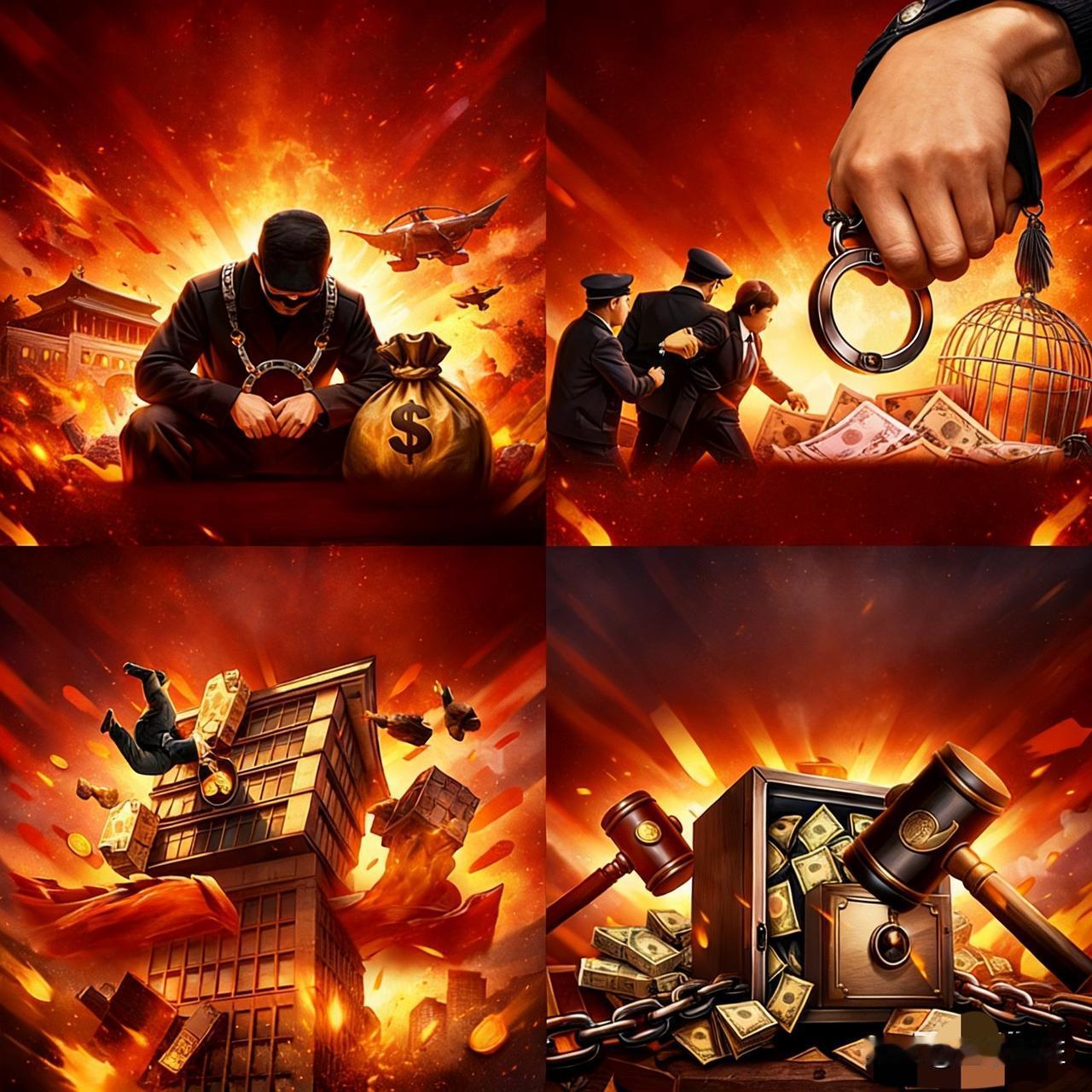 自从反腐至今道揪出多少腐败分子。贪污受贿数额越来越大，从以前的几万、几十万，到现