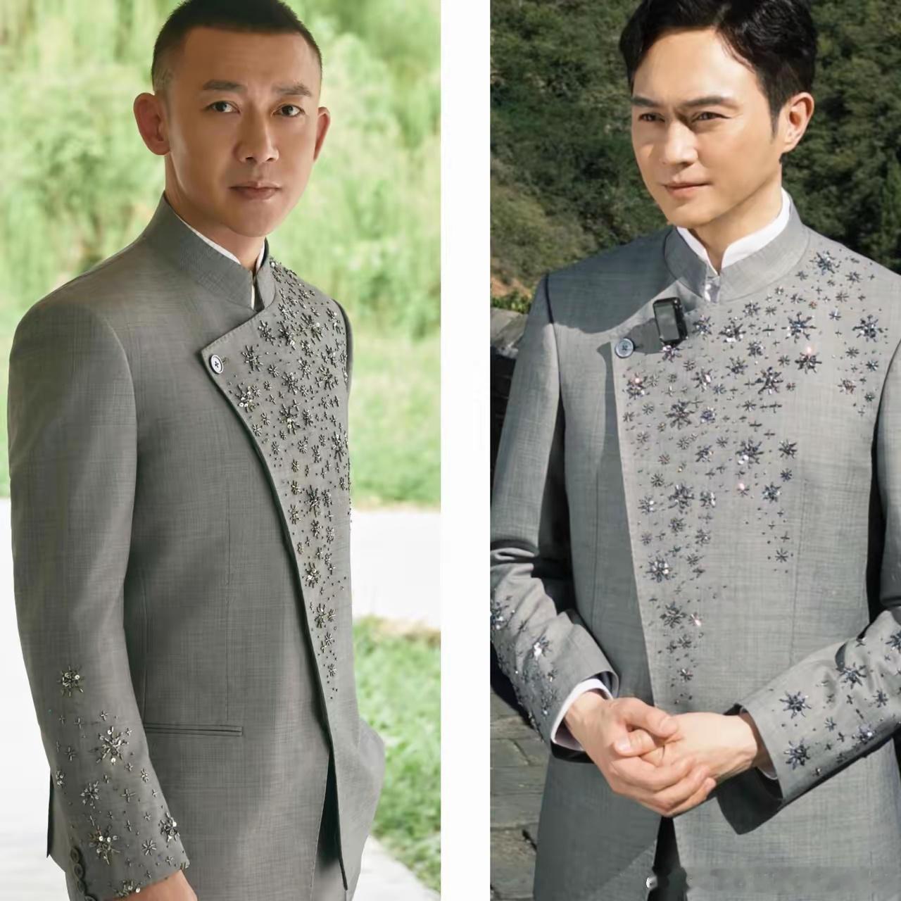 同样一件衣服，​张智霖和聂远穿在身上，​给人的感觉完全不一样……​张智霖穿着感觉