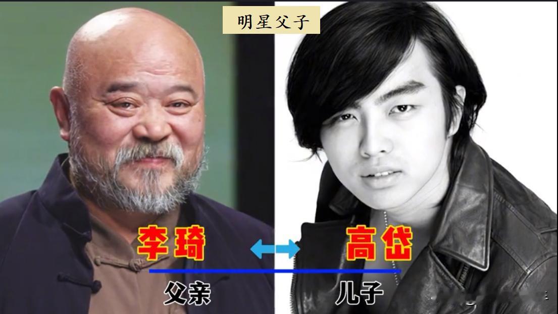 这18对内地的明星父子，颜值都差不多，有的如初一撤，有的比父亲帅气多了，就比如李
