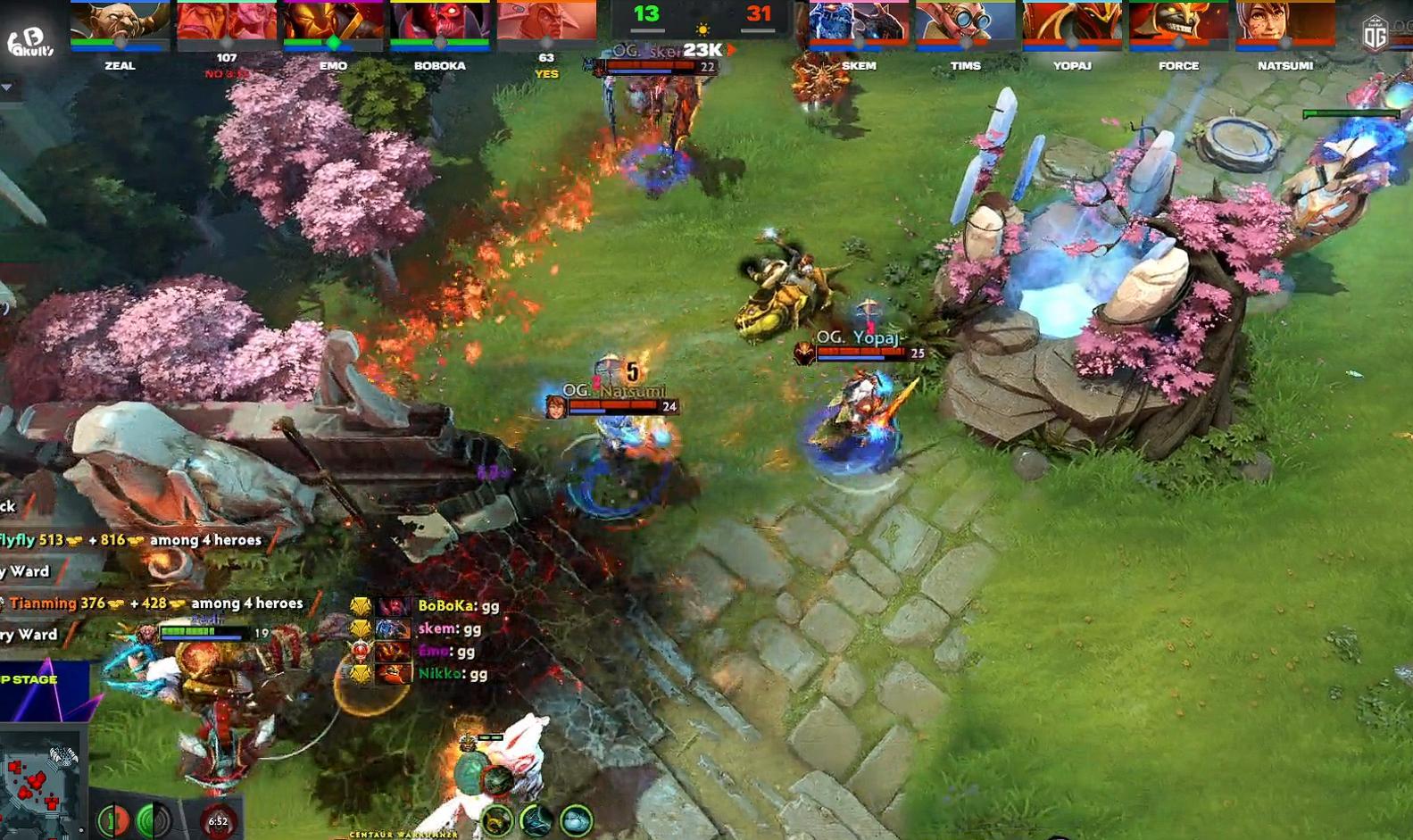 YB不敌东南亚OG没能收获小组赛两连胜，这也算是经典YB式剧情了，上来先咬一支顶