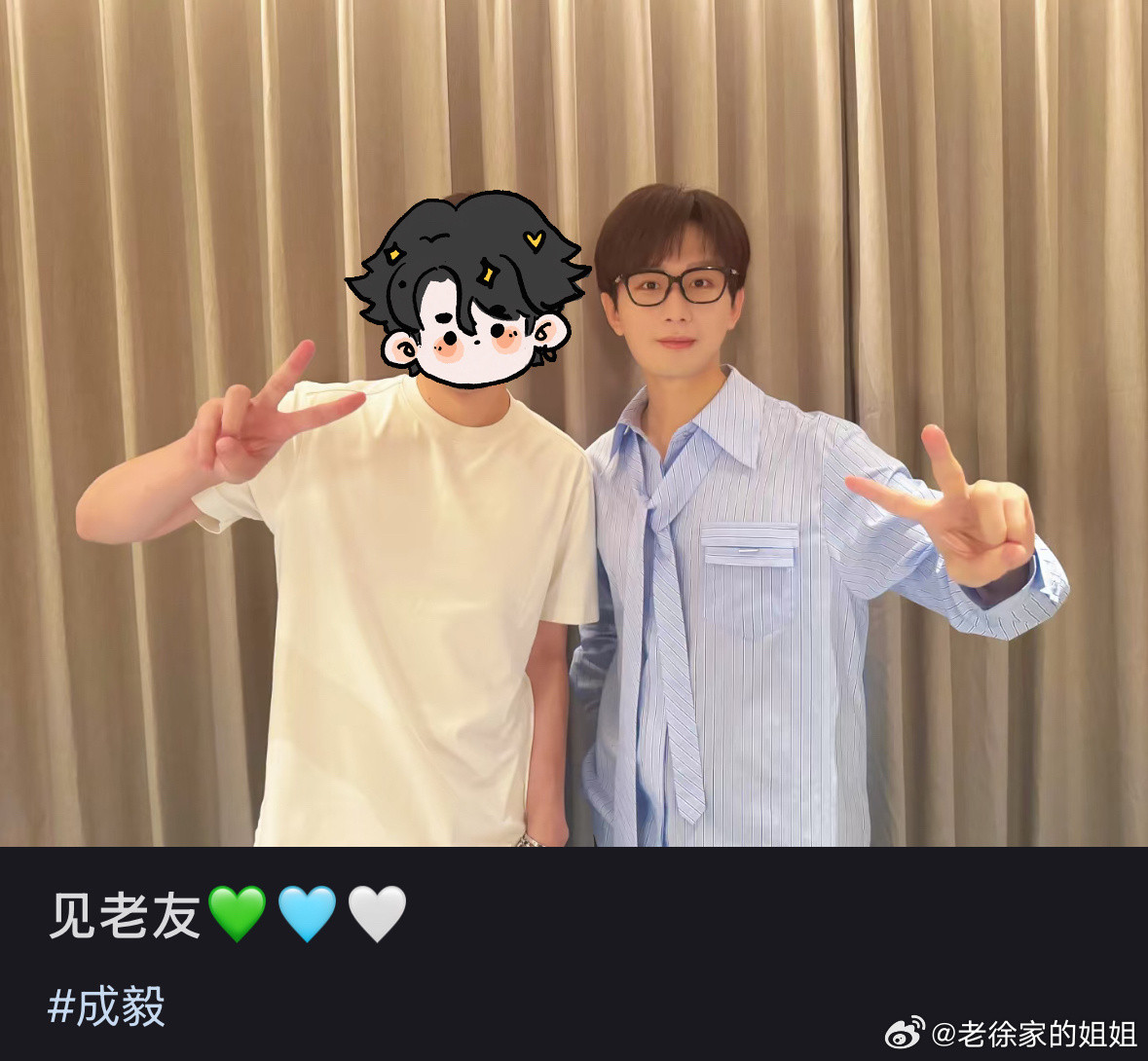 成毅最🆕人形立牌+1是老友，又相见～成毅​​​