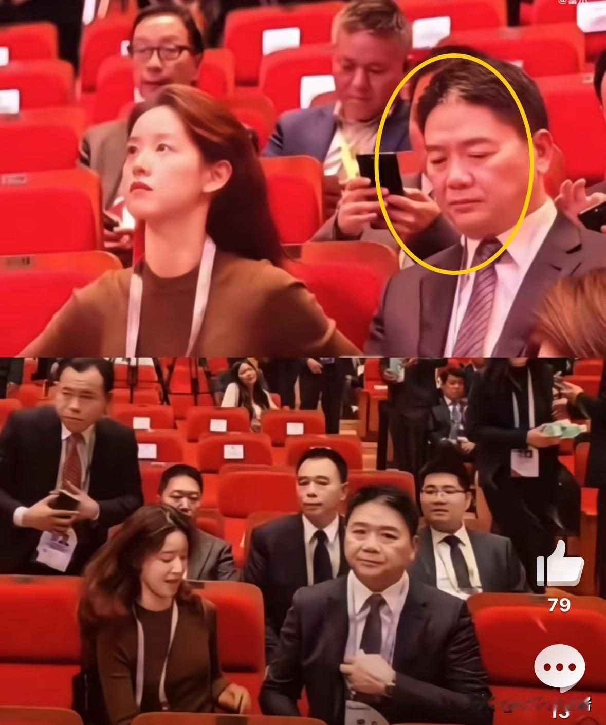 刘强东有点奇怪，和章泽天在韩国活动同框，本以为好久没在一起的夫妻俩，一定会