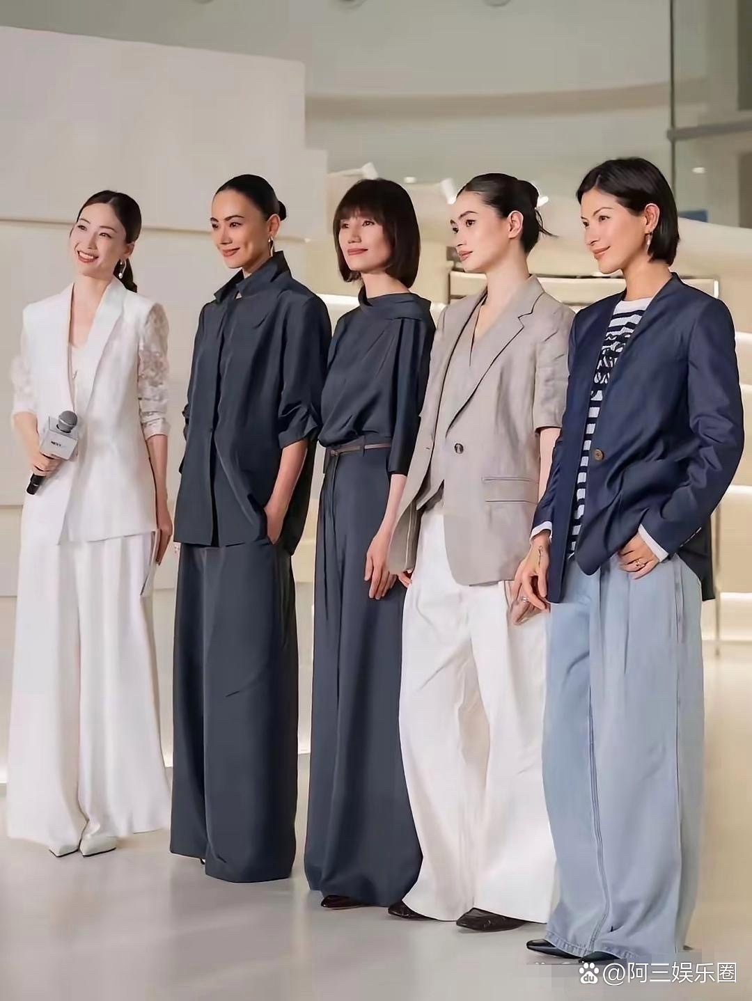 五个美女中，袁泉最出彩，就这大长腿就赢了，你们看看是不是呢？