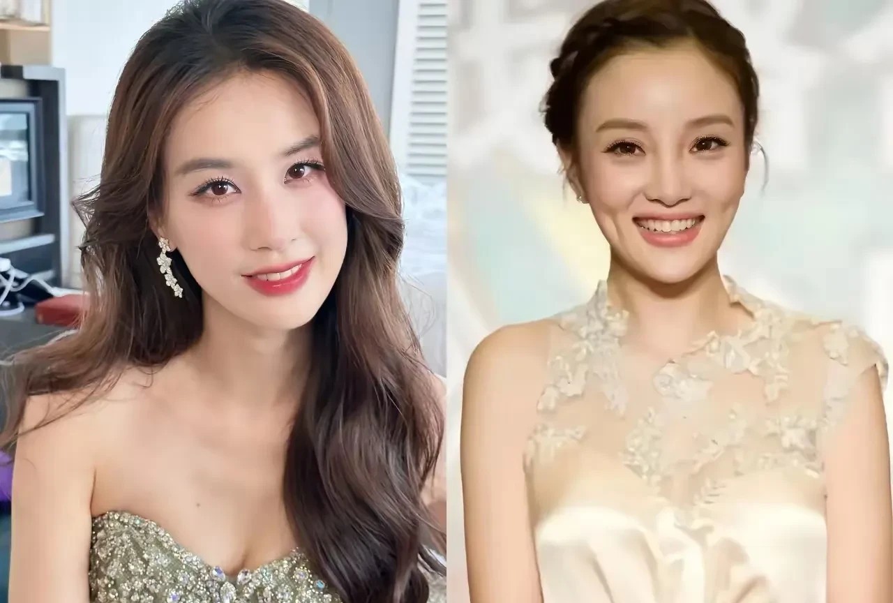 说句实话吧，我一个女人都会选黄圣依，整个面容看起来非常的清纯，漂亮又没有攻击性