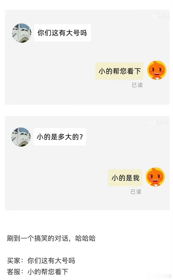 小的不小但也不大小的是多大的小的是我爆笑段子研究所