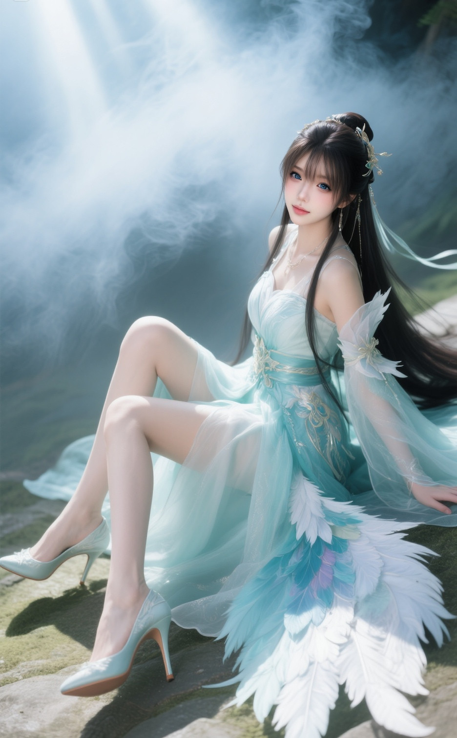 绝色妲己coser，红妆妖艳似祸水