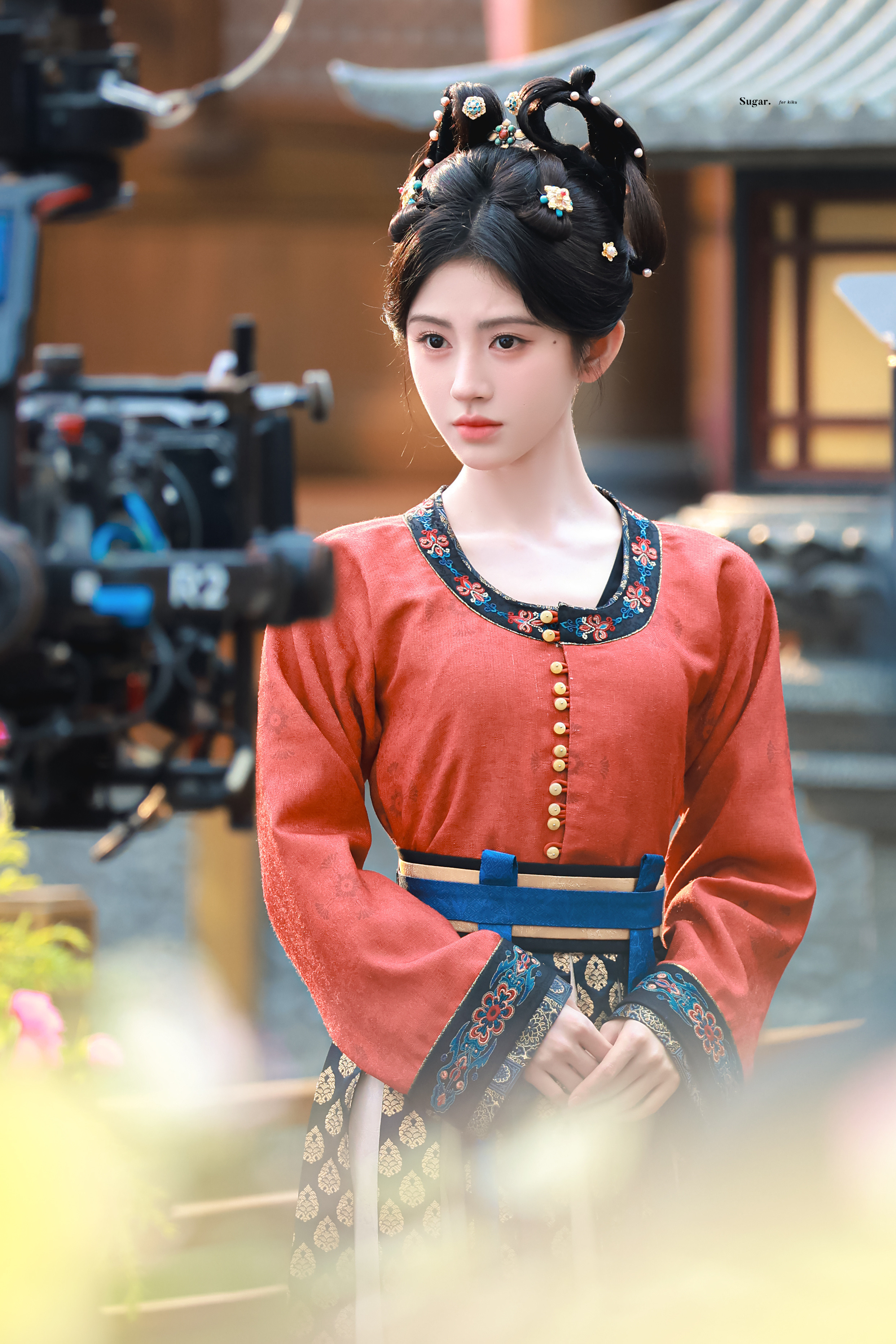 鞠婧祎唯有牡丹真国色
