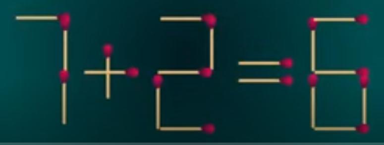 盯着“7+2=6”这串火柴算式，别被表面骗啦！这里藏着奇妙视觉“陷