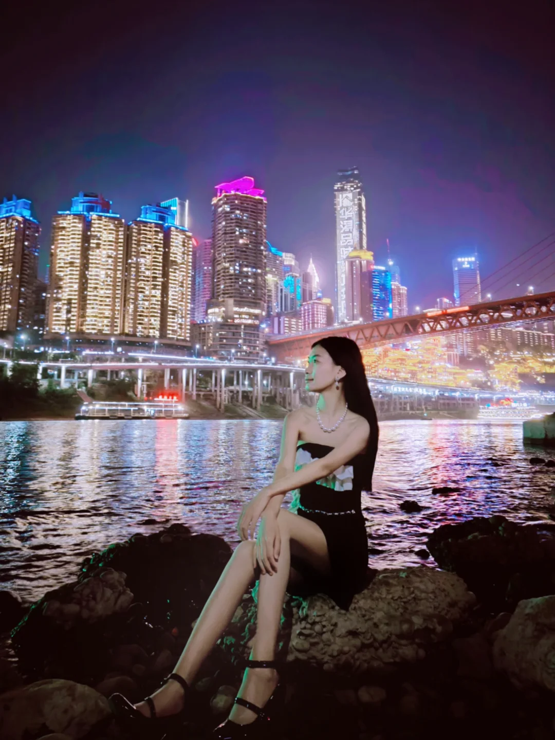 灯火缀满山城✨沉浸式沉醉重庆夜景🌃