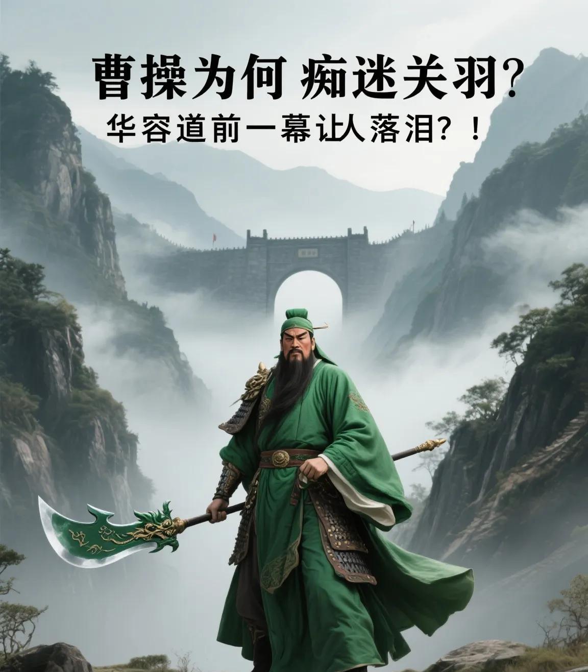 曹操为何痴迷关羽？华容道前一幕让人落泪？！“云长若念旧情，砍下我头吧！”华容道