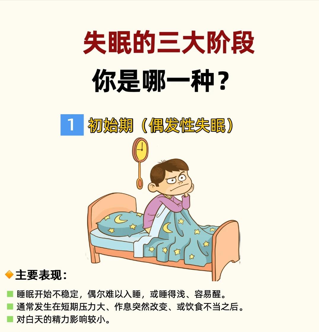 失眠也分不同阶段，对照看看你处在哪一级