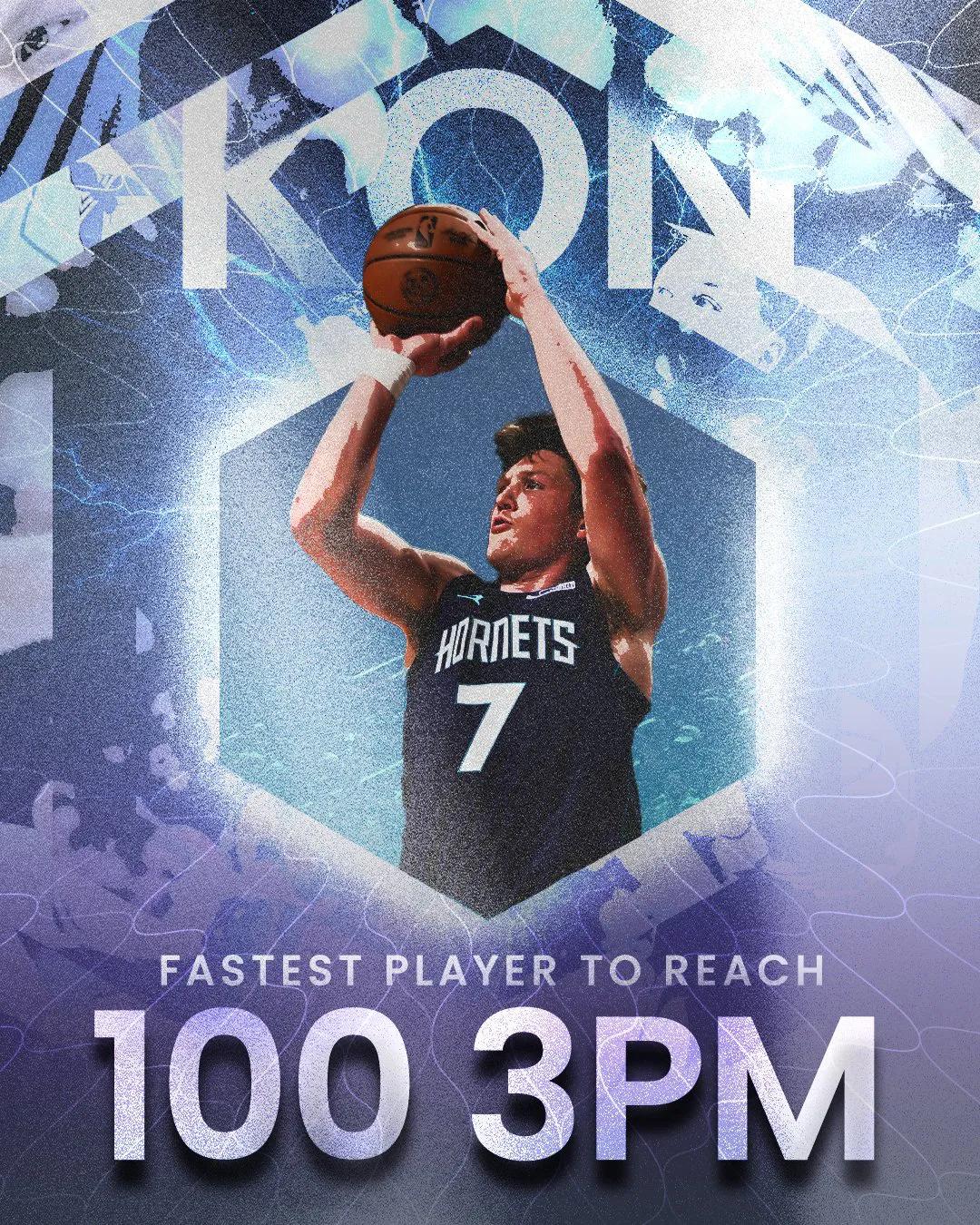 未来超越库里？仅用29场比赛克尼普尔就成为历史上最快达到职业生涯100记三分球的