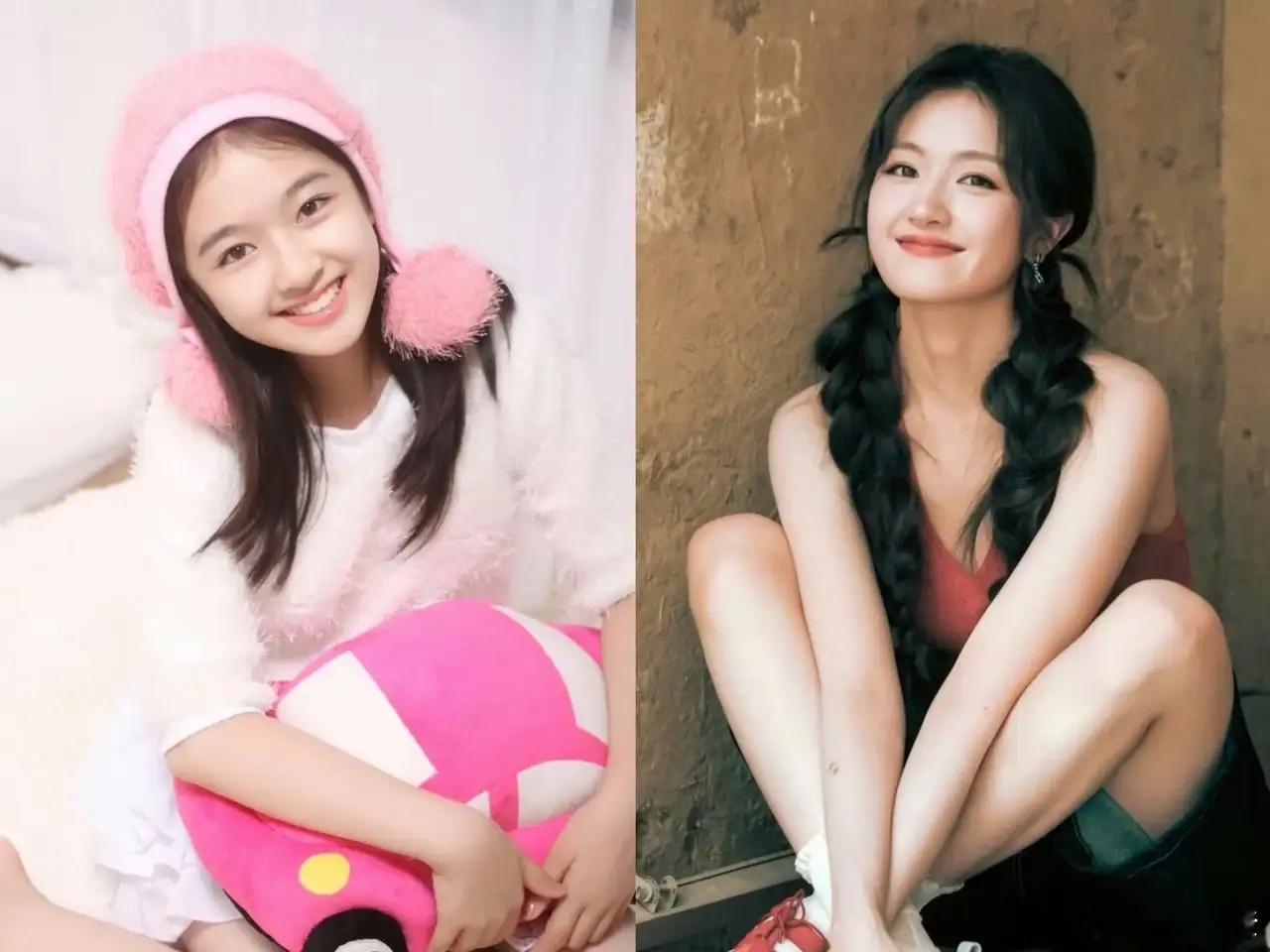 李兰迪这不就是妥妥等比例长大的宝藏童星嘛🤩！把前几年她发福那会儿的脸和身材