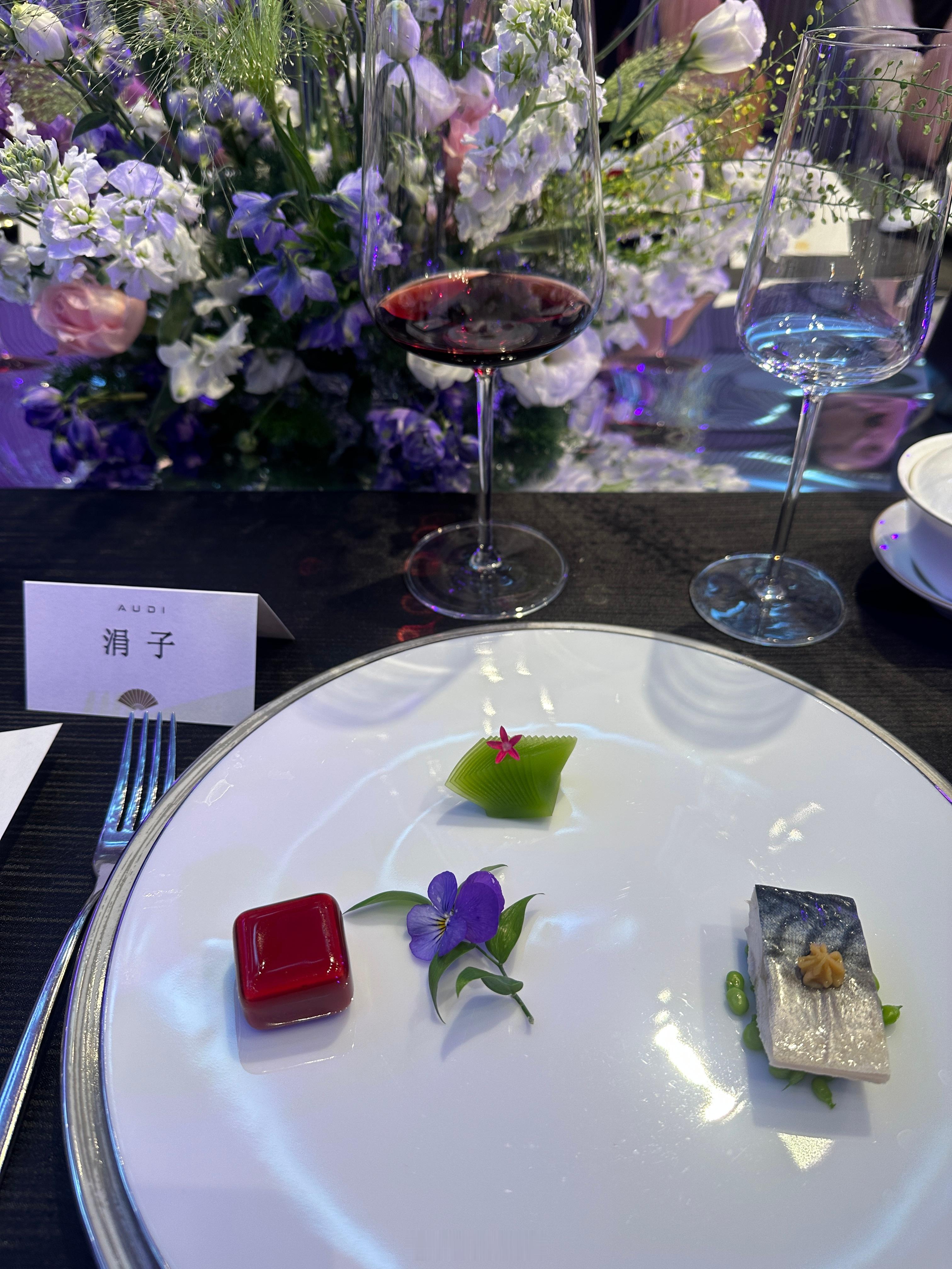 Audi晚宴，米其林厨师水哥今晚的餐单，是深圳美食的高规格展现了～​​​