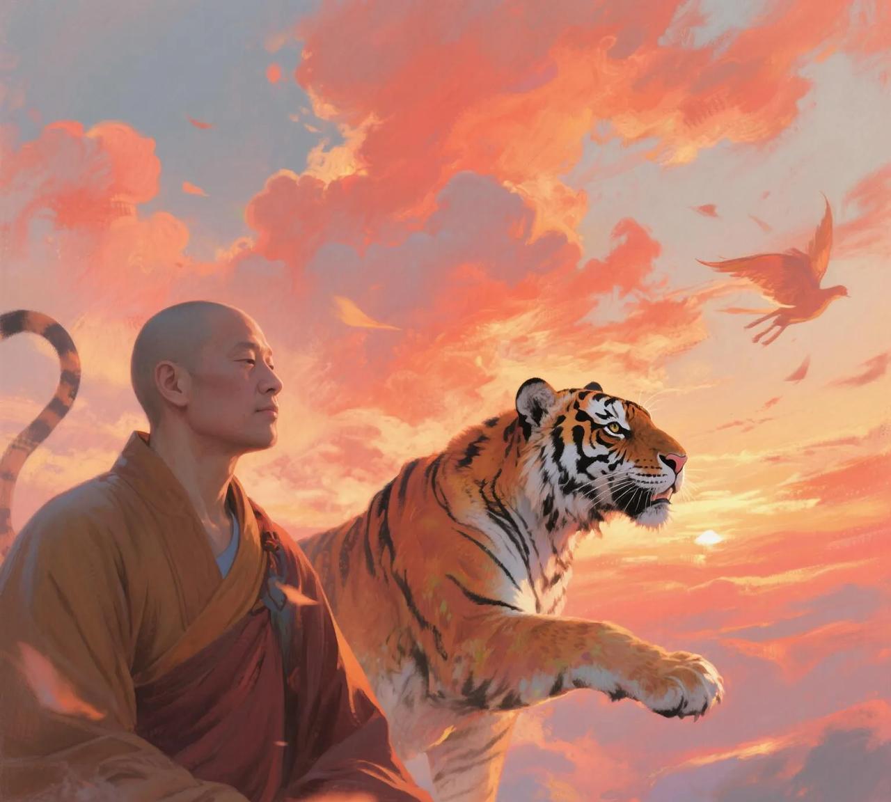生肖虎128岁的高僧说道：属虎的人，就在今日，哪怕再没有时间，你也得接住（