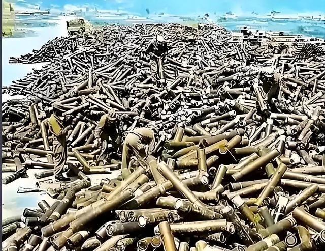 这不是废铁，这是美国在上甘岭战役中倾泻下190多万枚炮弹残壳的冰山一角！上甘岭