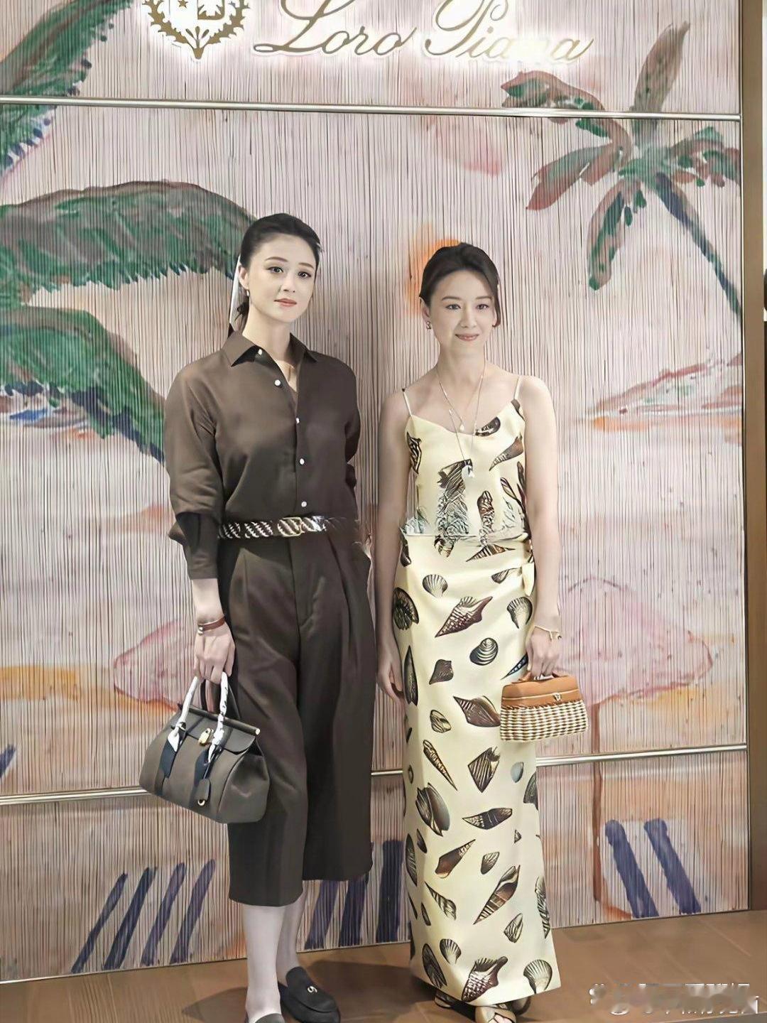 突然发现，董洁无论和谁合照，都没输过