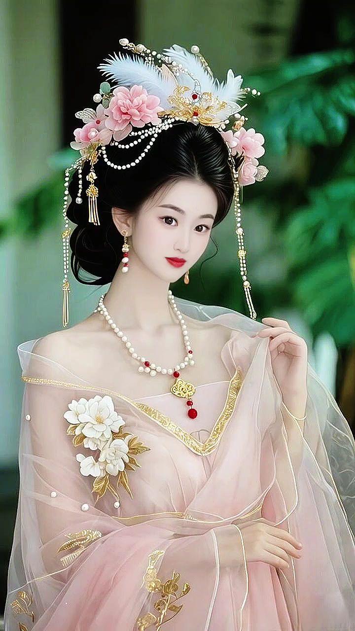 古风美女惊艳倾国倾城仙气飘飘汉服小姐姐