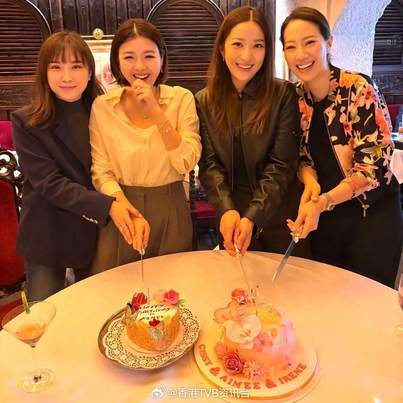 陈茵媺生日倒数晒闺蜜合照感谢好友们送来爱与欢笑陈茵媺下周三（4月1日）就满45