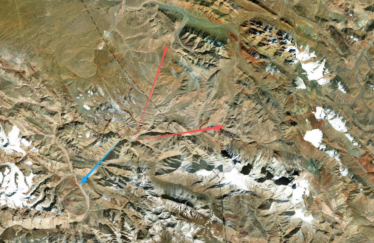 关于上次中印天南河谷双方后撤的点位，虽然我方为了大局同意脱离接触，且看上去我军后