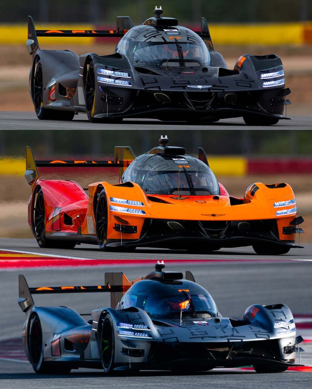 一天一张文艺照2026WEC新选手——捷尼赛斯GMR-001，黑色、橙色还是