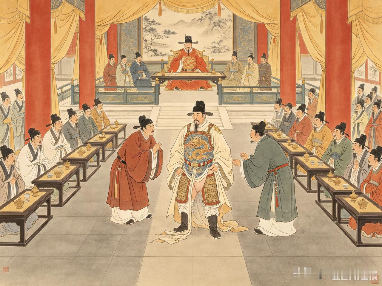 据《宋史》记载，苏舜钦“状貌奇伟”，欧阳修说他帅到让人“往揖其貌而竦”——颜值能