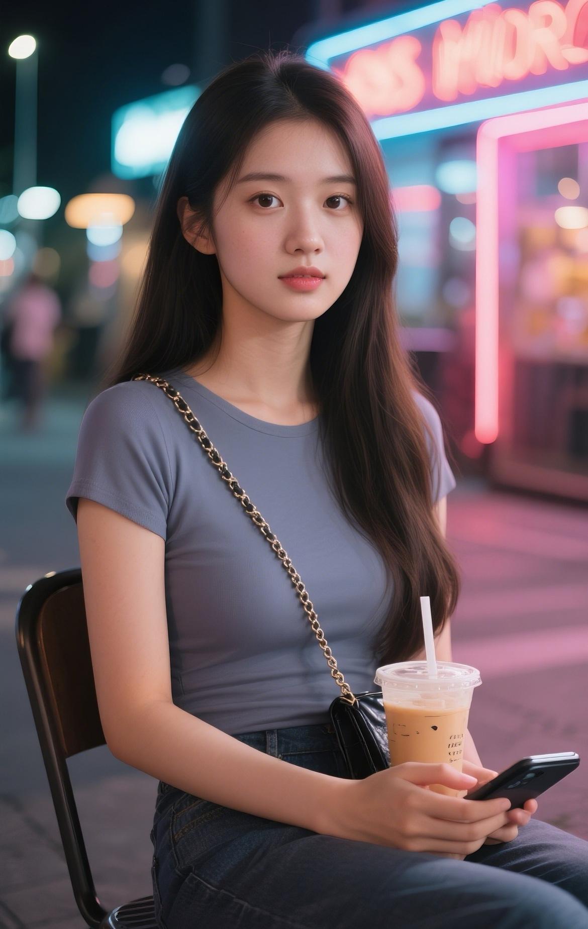 喜欢的夜晚，不只是那片安静而温暖，还有那路边的烧烤摊的香味…我就是一个小吃货！