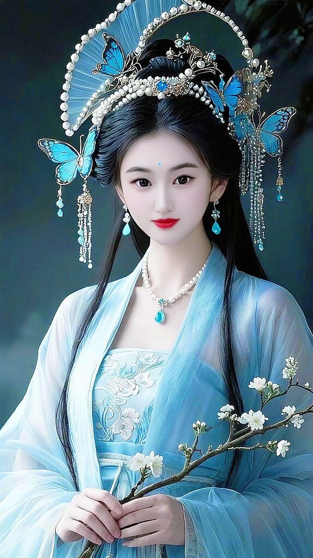 古风妆容有多美古风之美在于意境国风古韵之美汉服小姐姐汉服之美在华夏